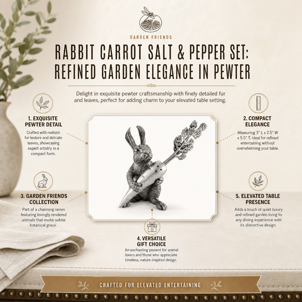 Rabbit Carrot Salt & Pepper Set 1