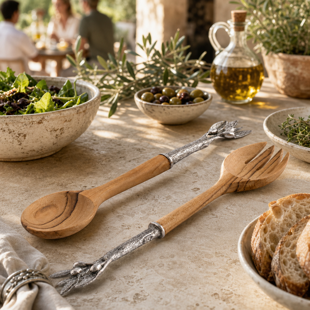 Olive Salad Server Set 5