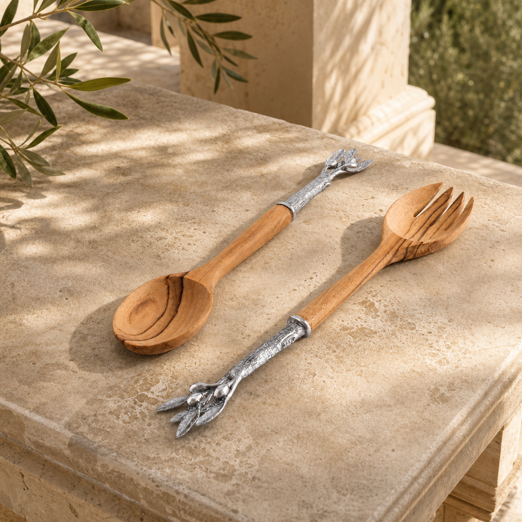 Olive Salad Server Set 2