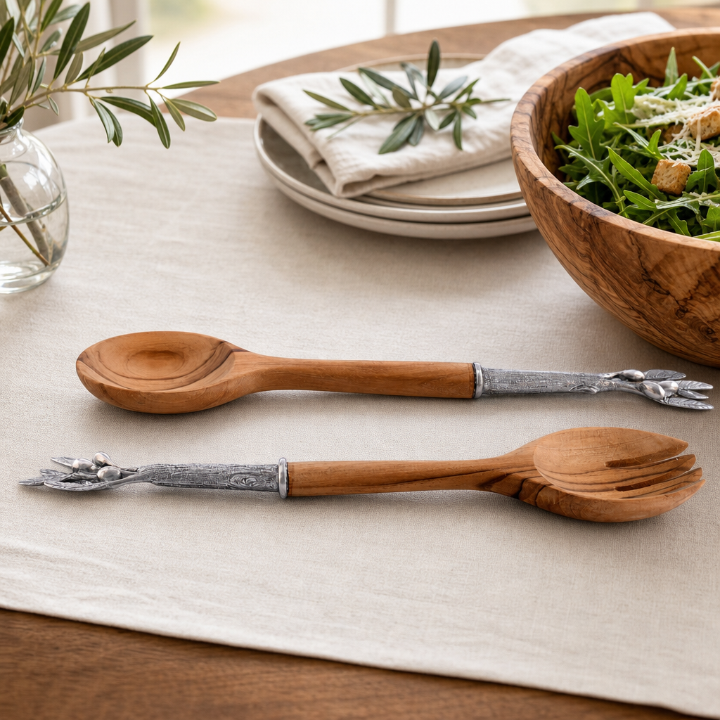 Olive Salad Server Set 8