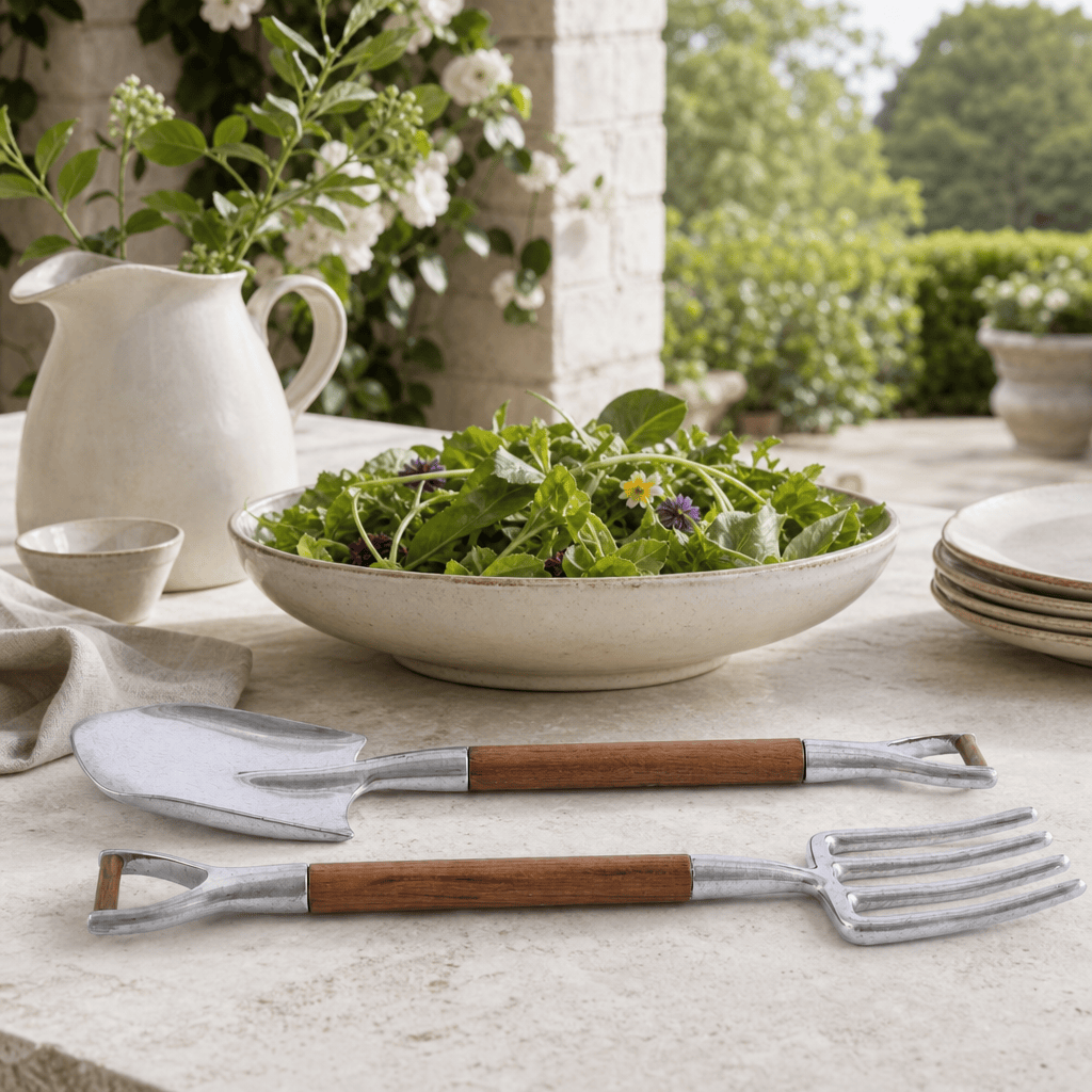 Fork & Shovel Salad Serving Set 7