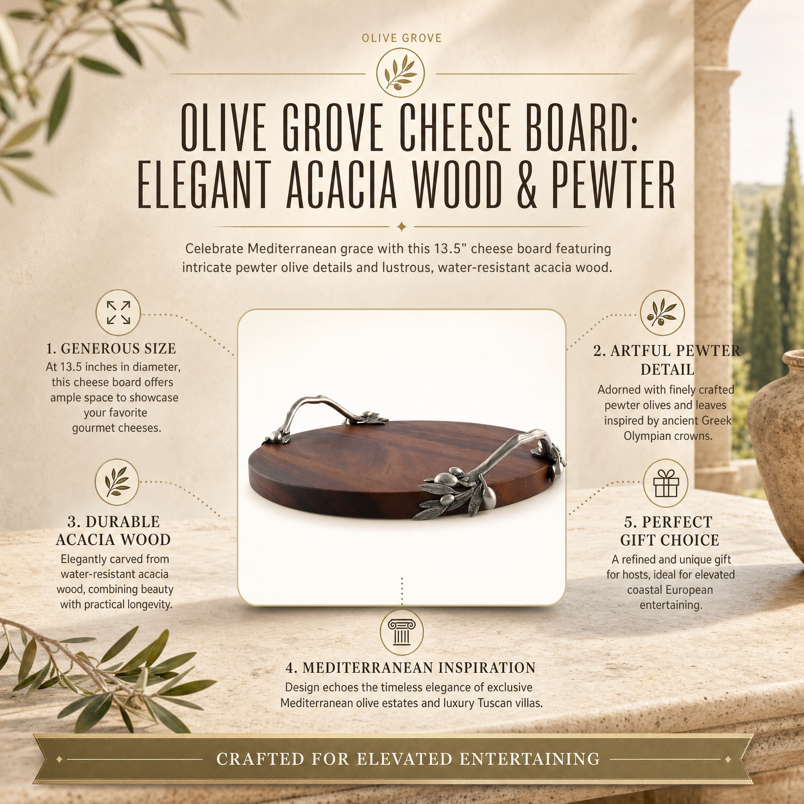 Olive Grove Cheese Board 10