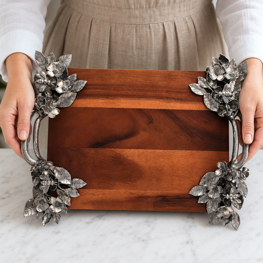 Bee and Flower Serving Tray 10