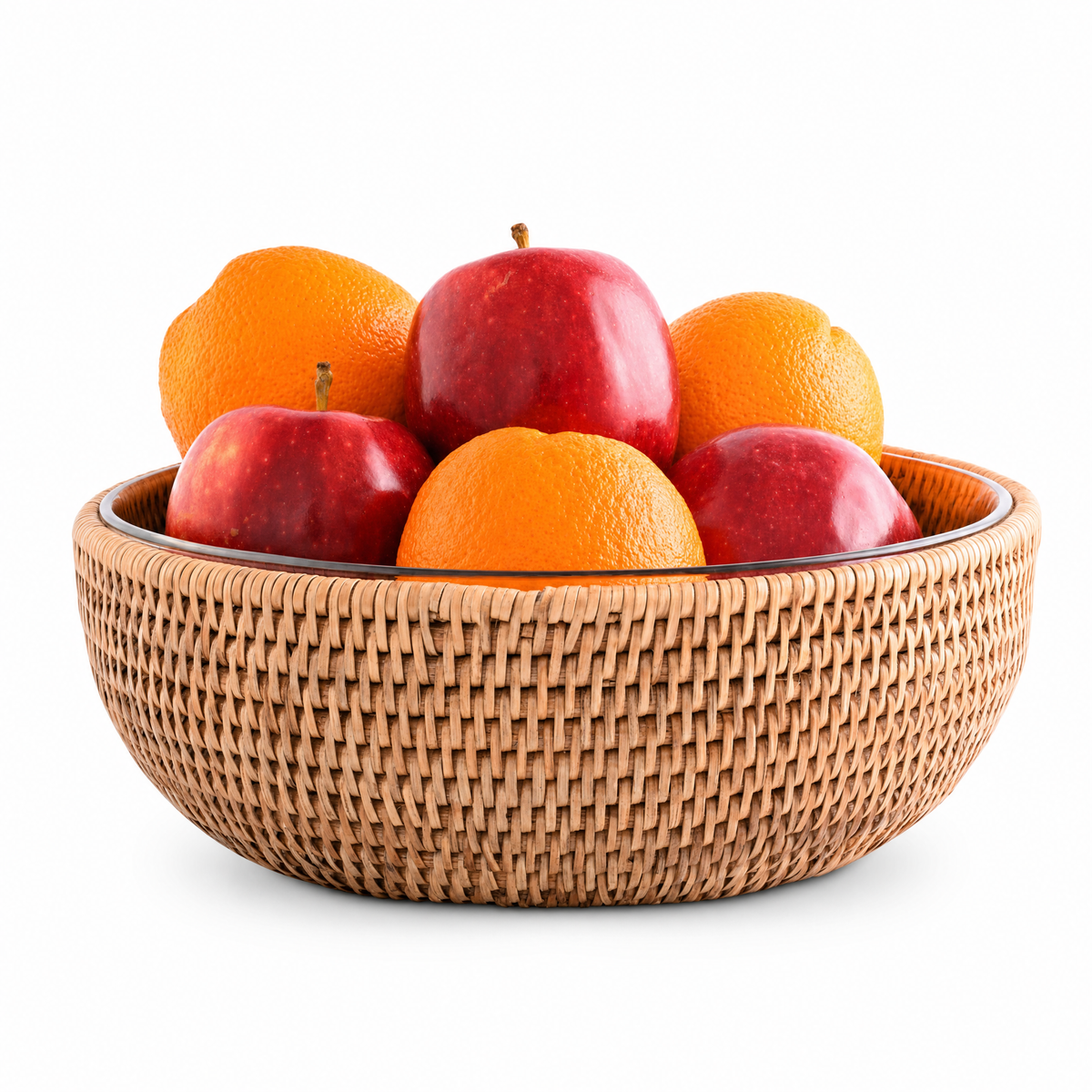 Hand Woven Serving Bowl Rattan 1