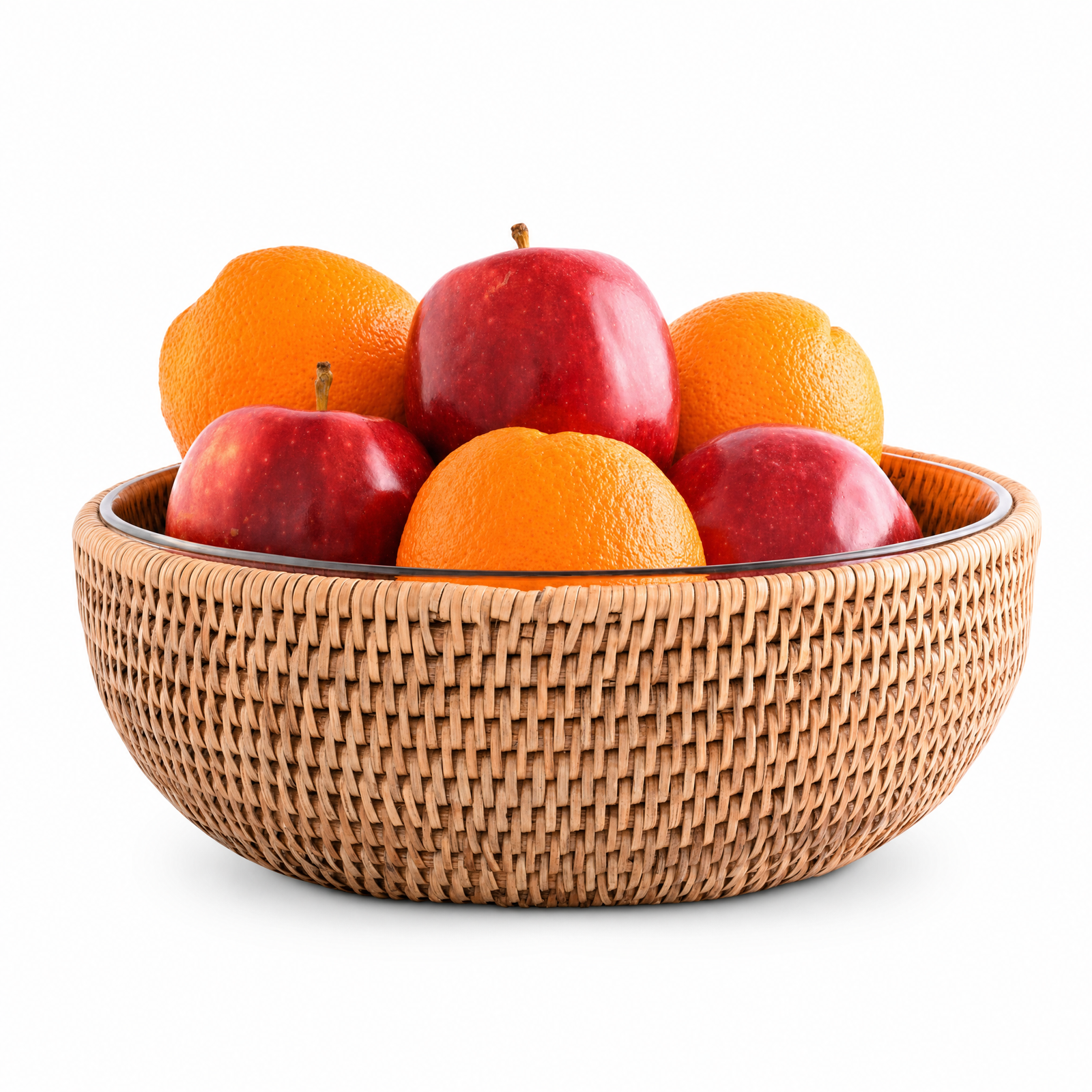 Hand Woven Serving Bowl Rattan 1