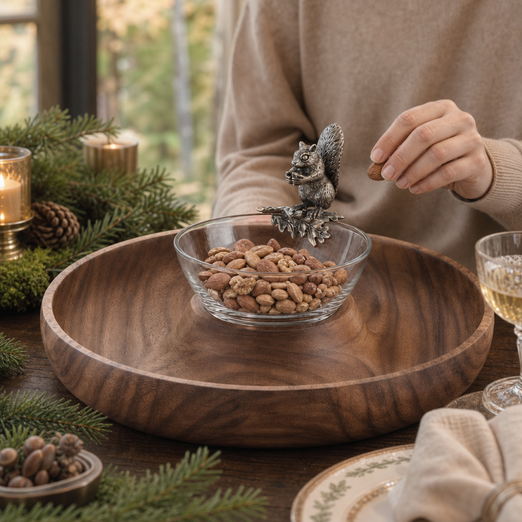 Squirrel Ring Serving Bowl 4