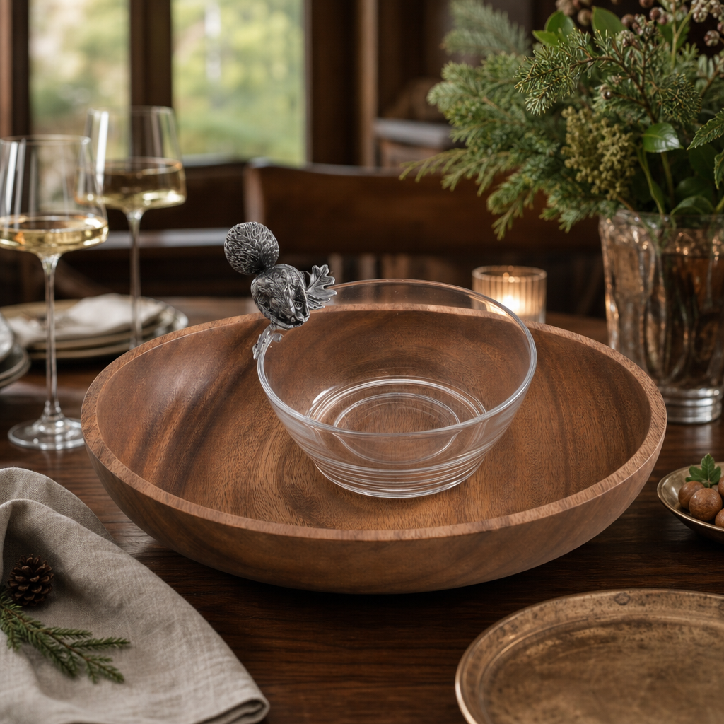 Squirrel Ring Serving Bowl 5