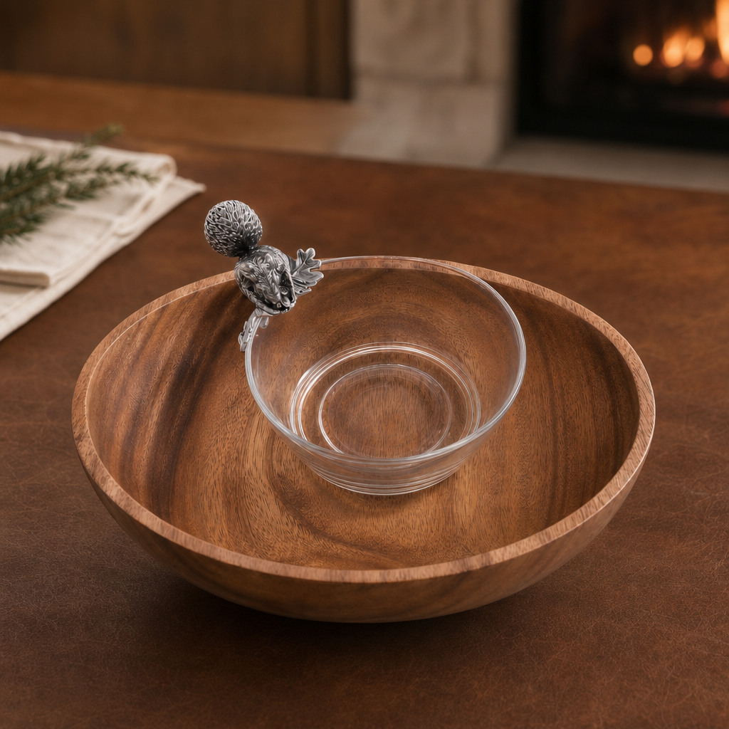 Squirrel Ring Serving Bowl 3