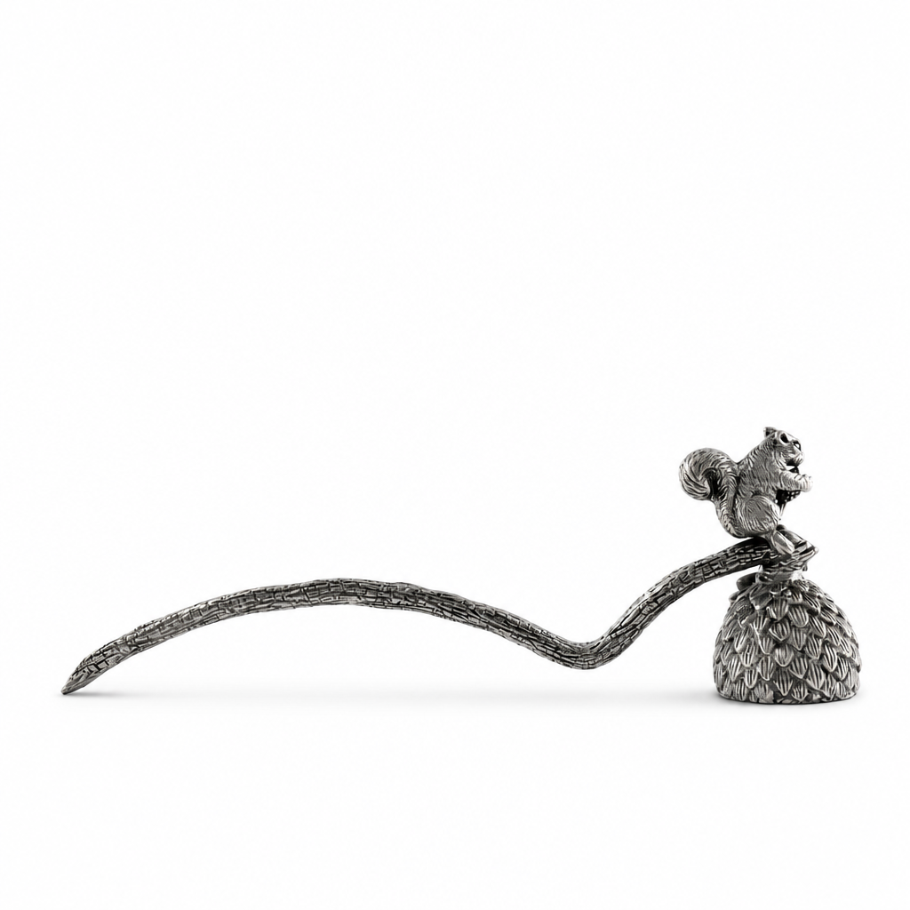 Pewter Squirrel Candle Snuffer 11