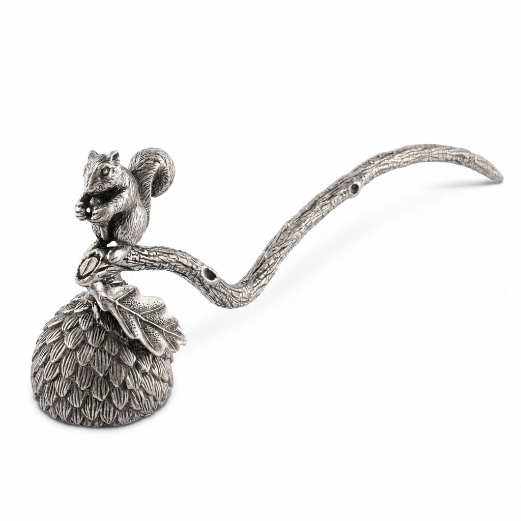 Pewter Squirrel Candle Snuffer 1