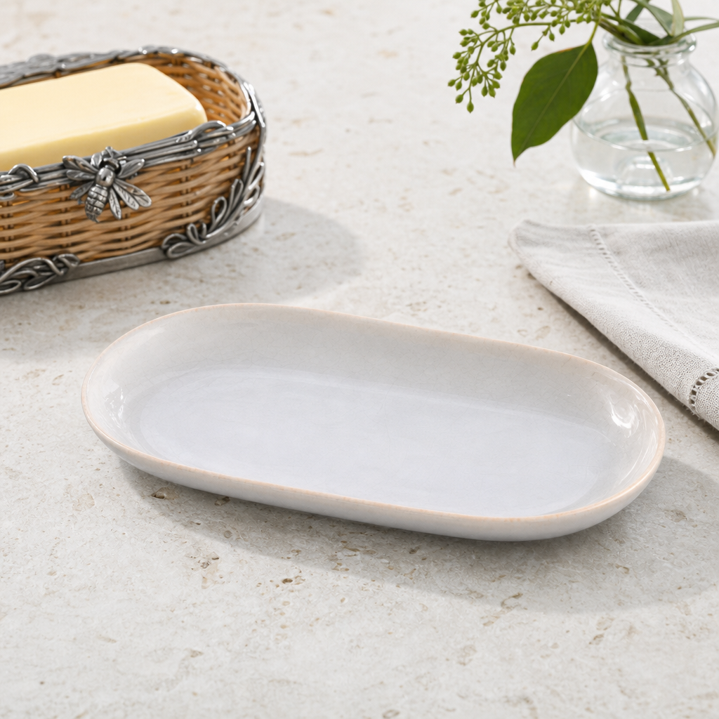 Butter Dish Bottom Stoneware 2