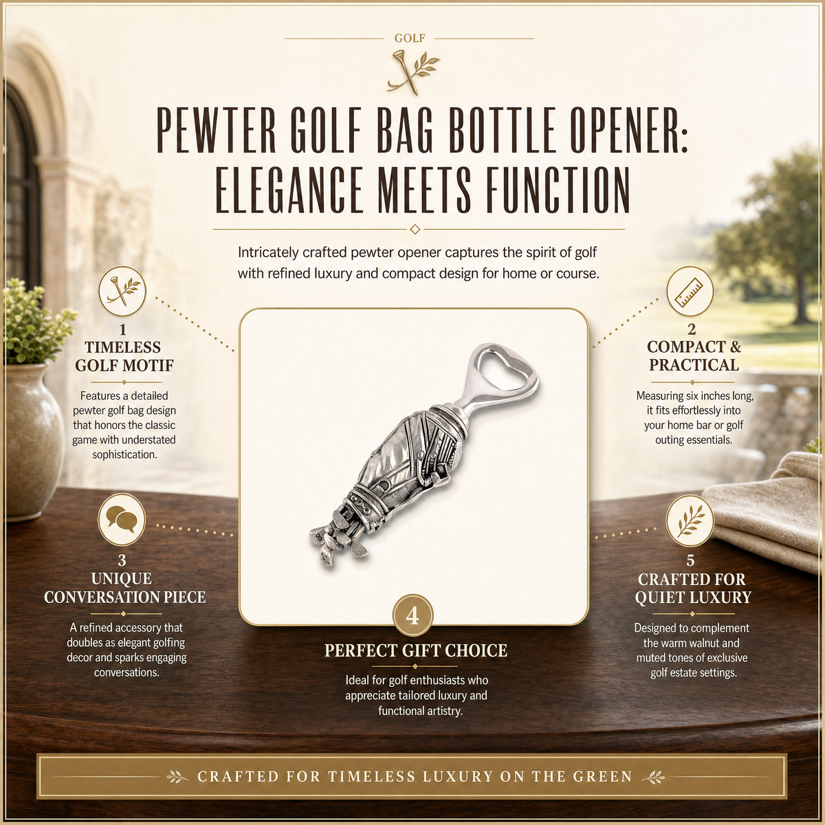 Golf Bag Bottle Opener 1