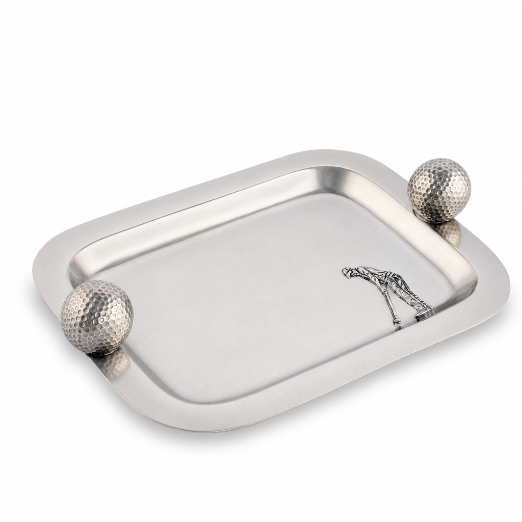 Pewter Catchall Tray Golf Balls 1