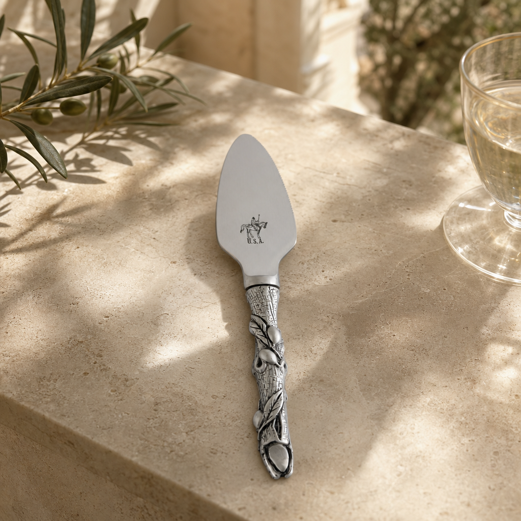 Pewter Olive Cheese Triangle 1