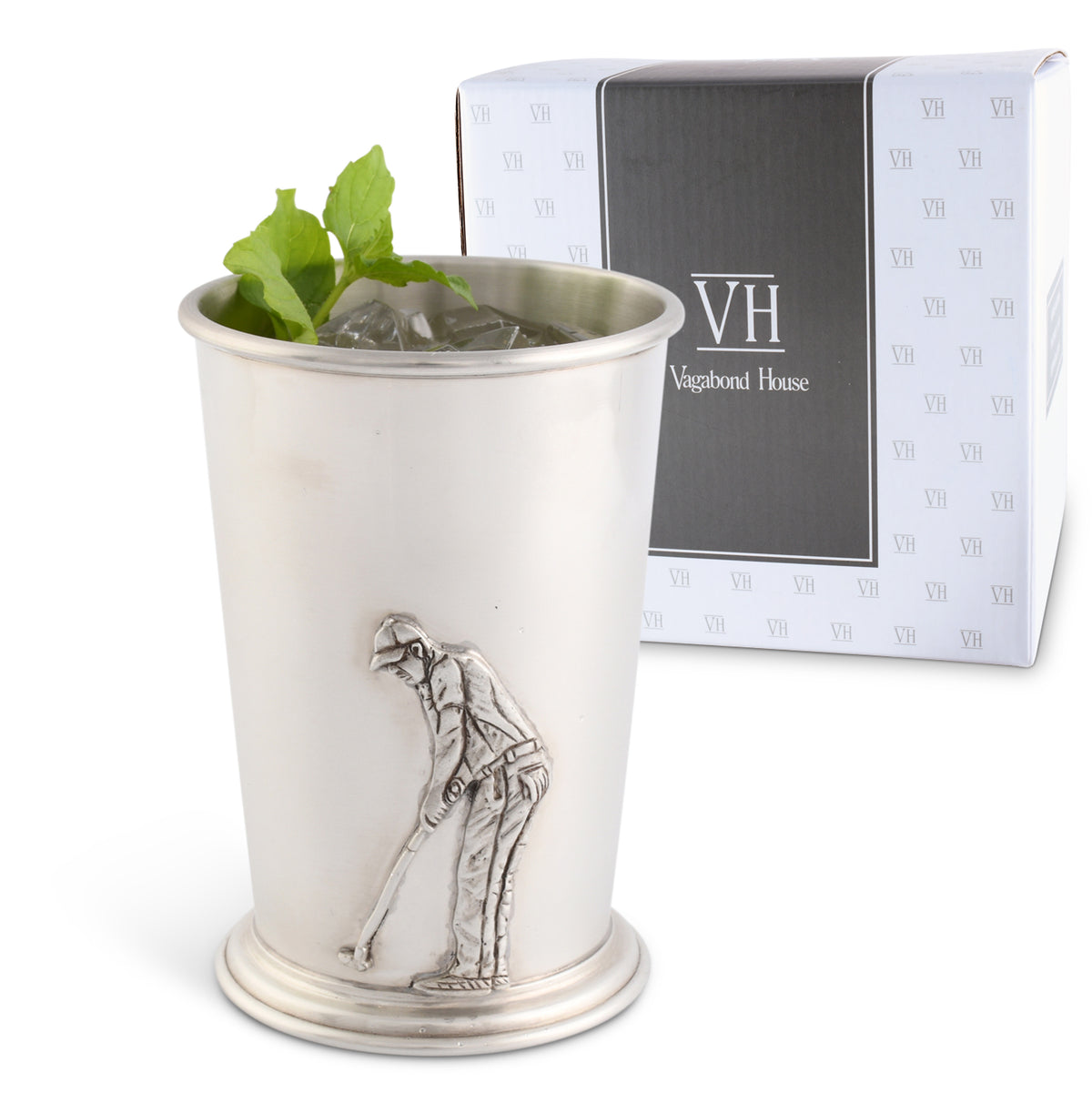Pewter Golfer Mint Julip Cup 10