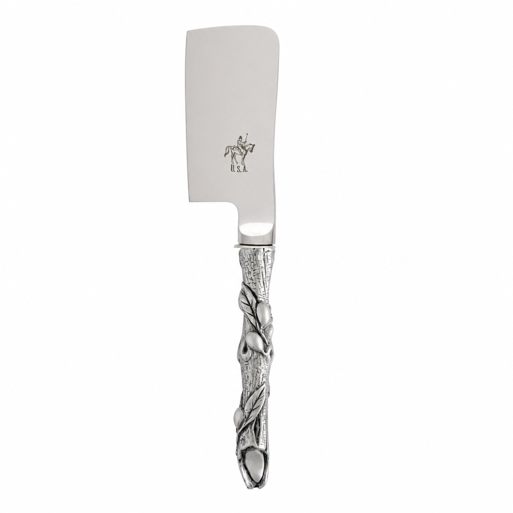 Pewter Olive Cheese Cleaver 1