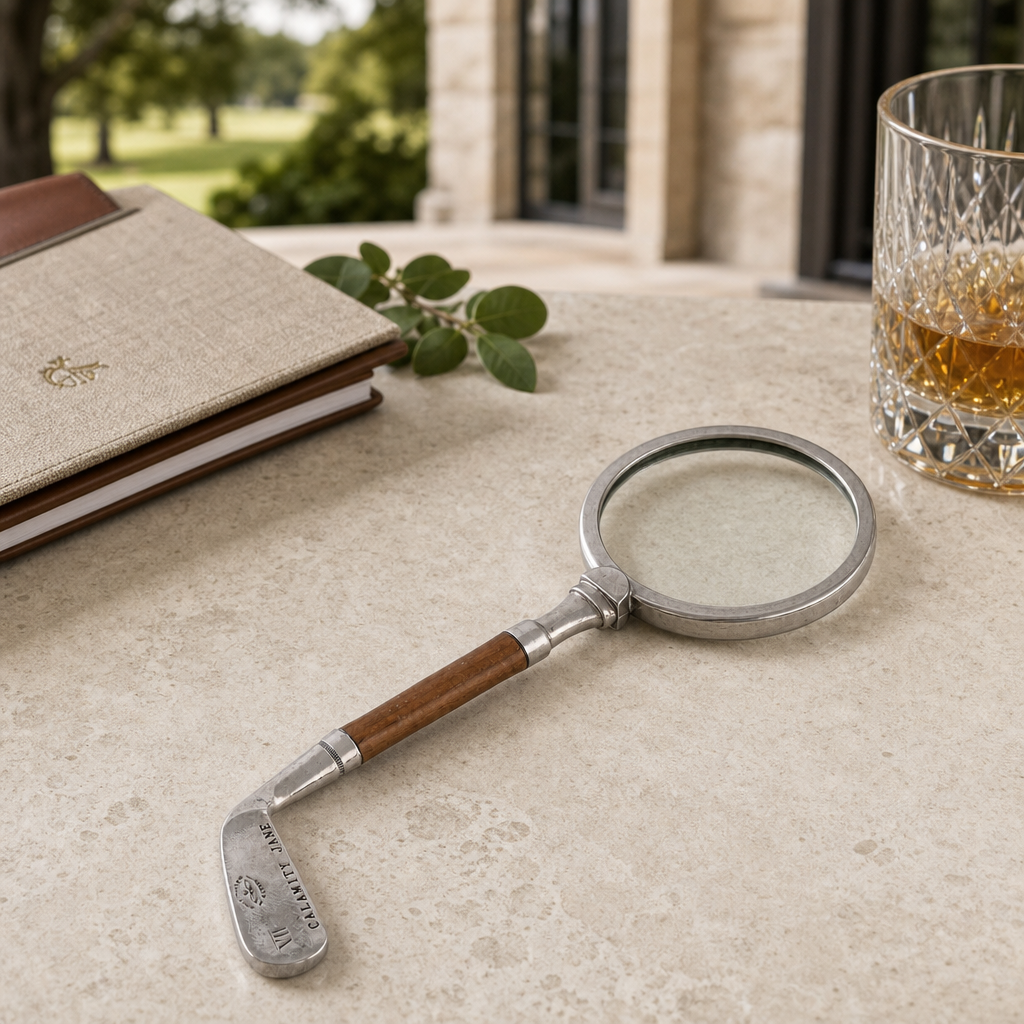 Golf Club Pewter Magnifier 2