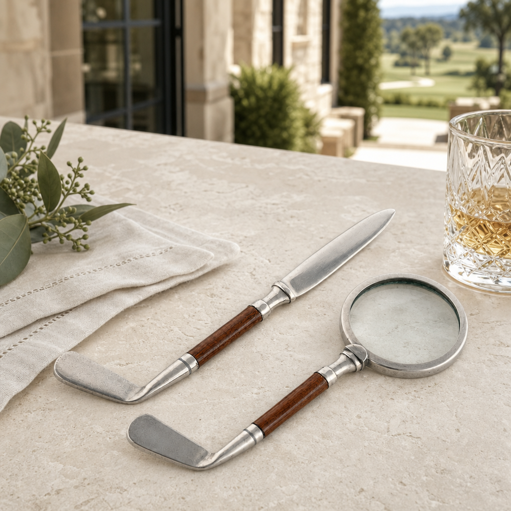 Golf Club Pewter Magnifier 4