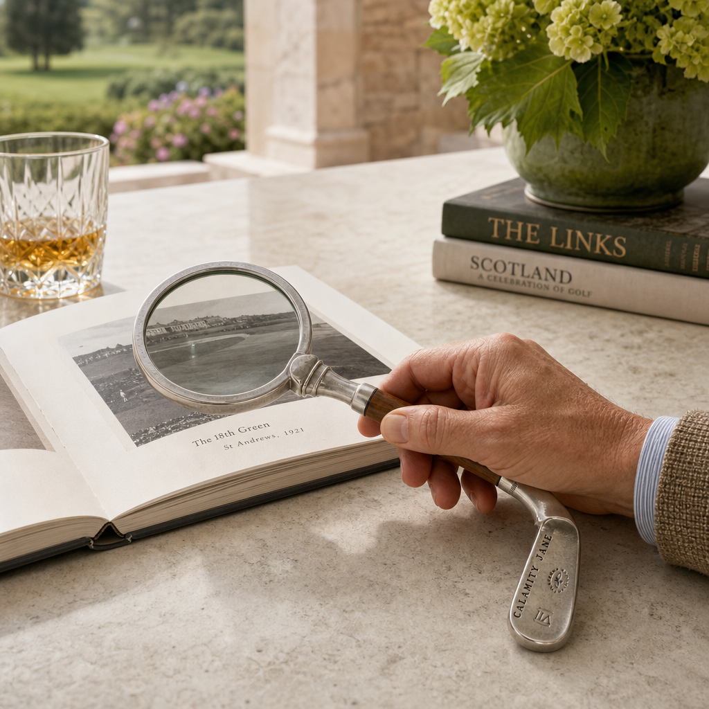 Golf Club Pewter Magnifier 5