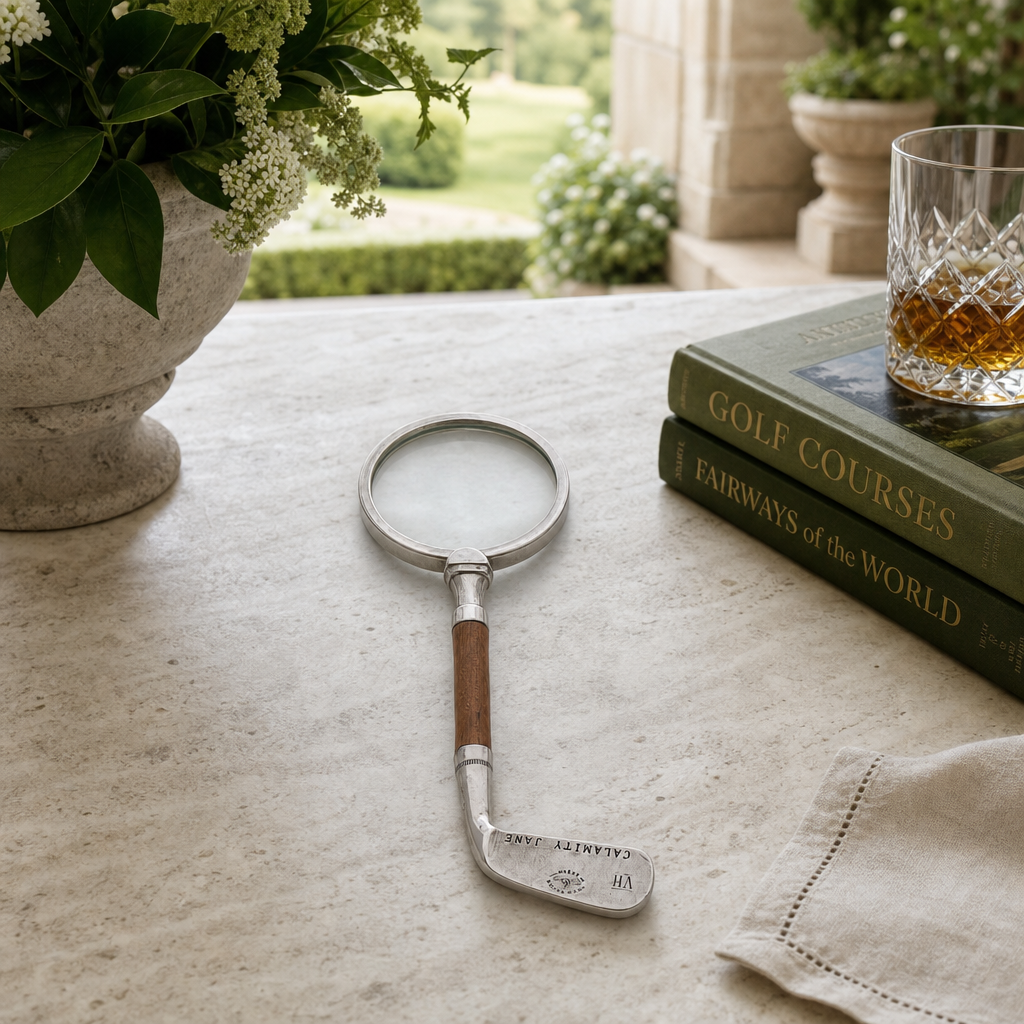Golf Club Pewter Magnifier 6