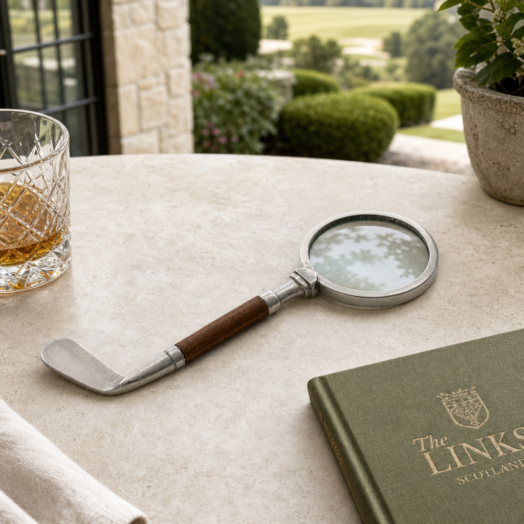 Golf Club Pewter Magnifier 7