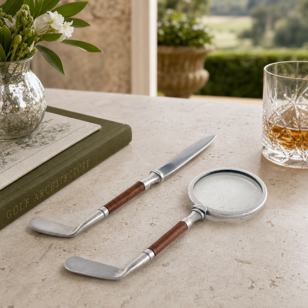 Golf Club Pewter Magnifier 8