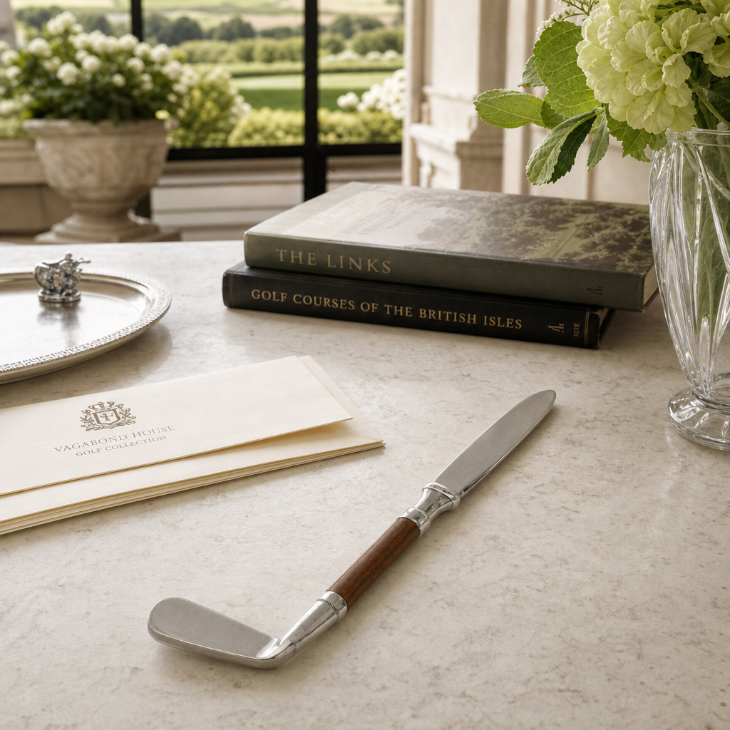 Golf Club Pewter Letter Opener 8