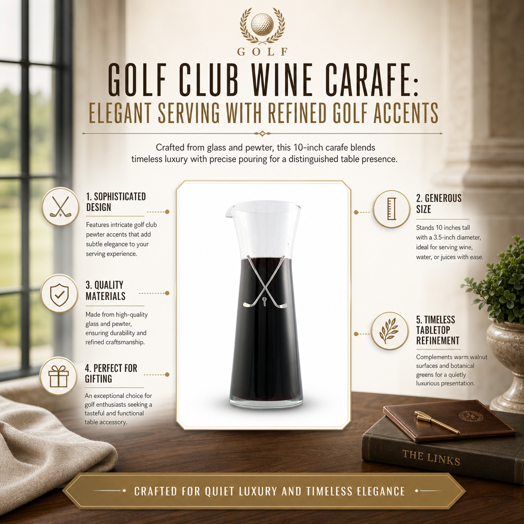 Golf Club Wine Carafe 11