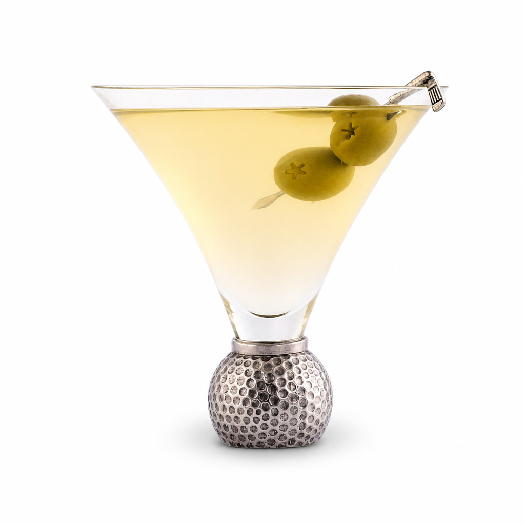 Golf Ball Cocktail /  Martini Glass 1