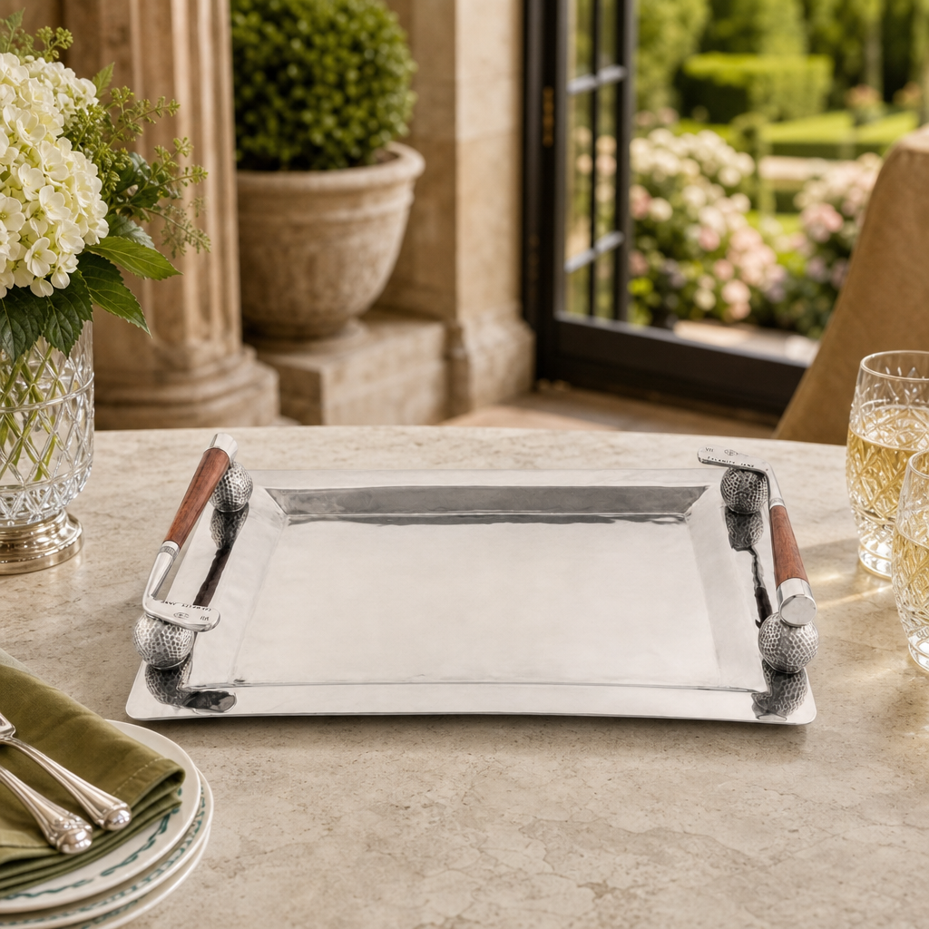 Golf Handle Stainless Tray 6