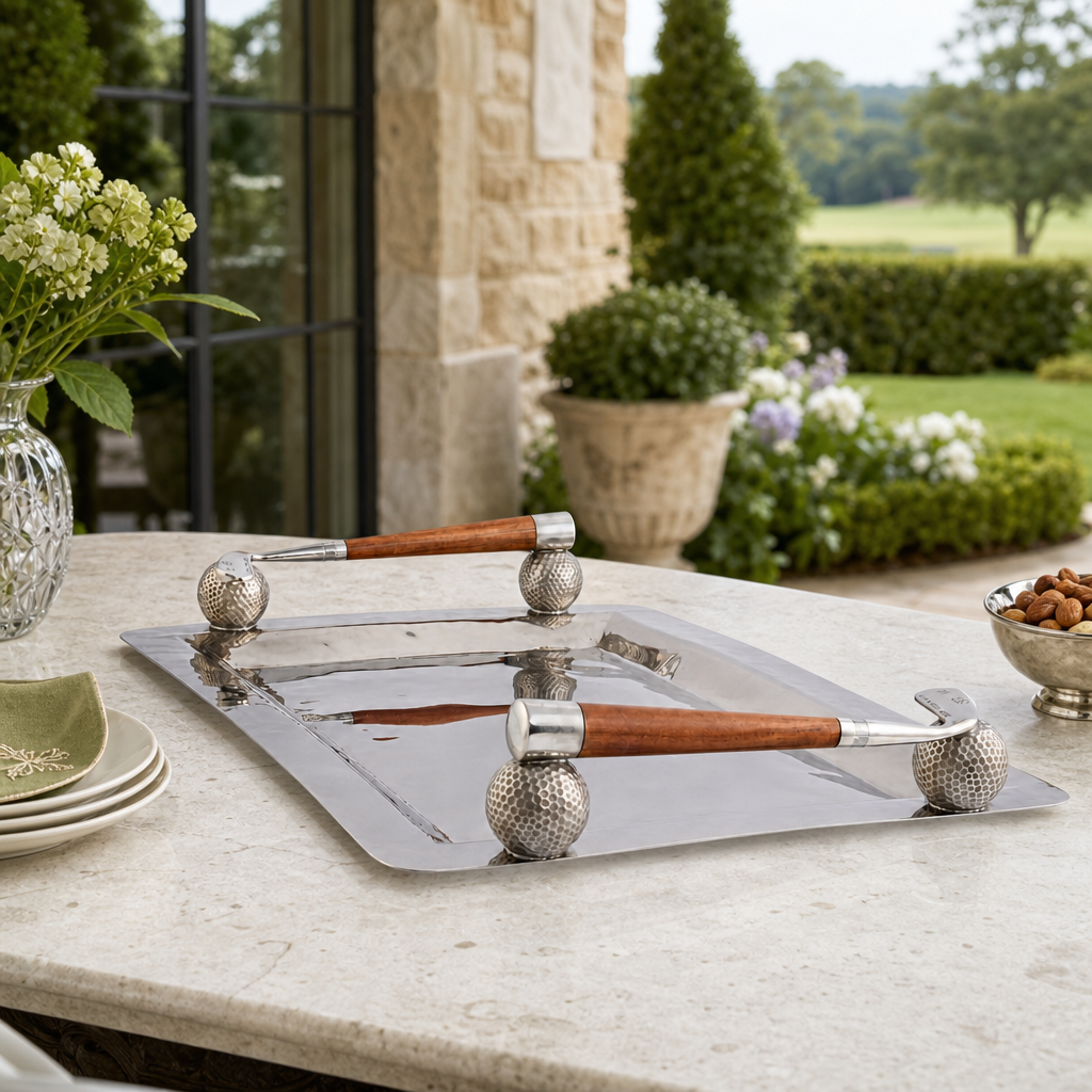 Golf Handle Stainless Tray 7