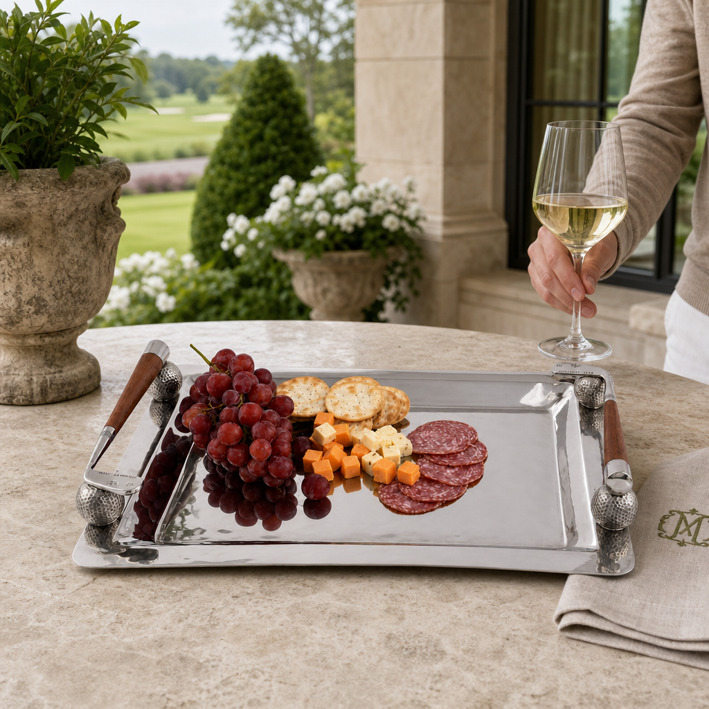 Golf Handle Stainless Tray 8