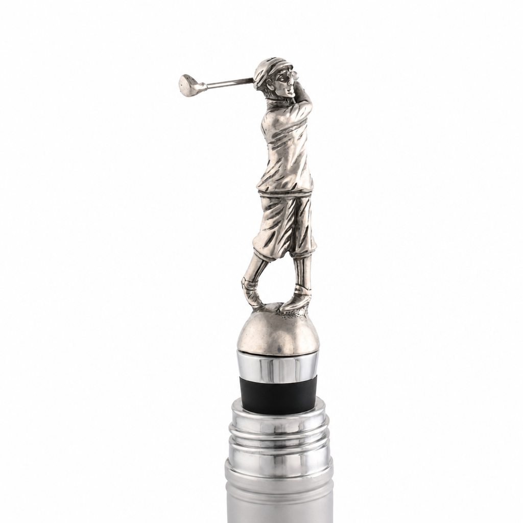 Golfer Bottle Stopper 1