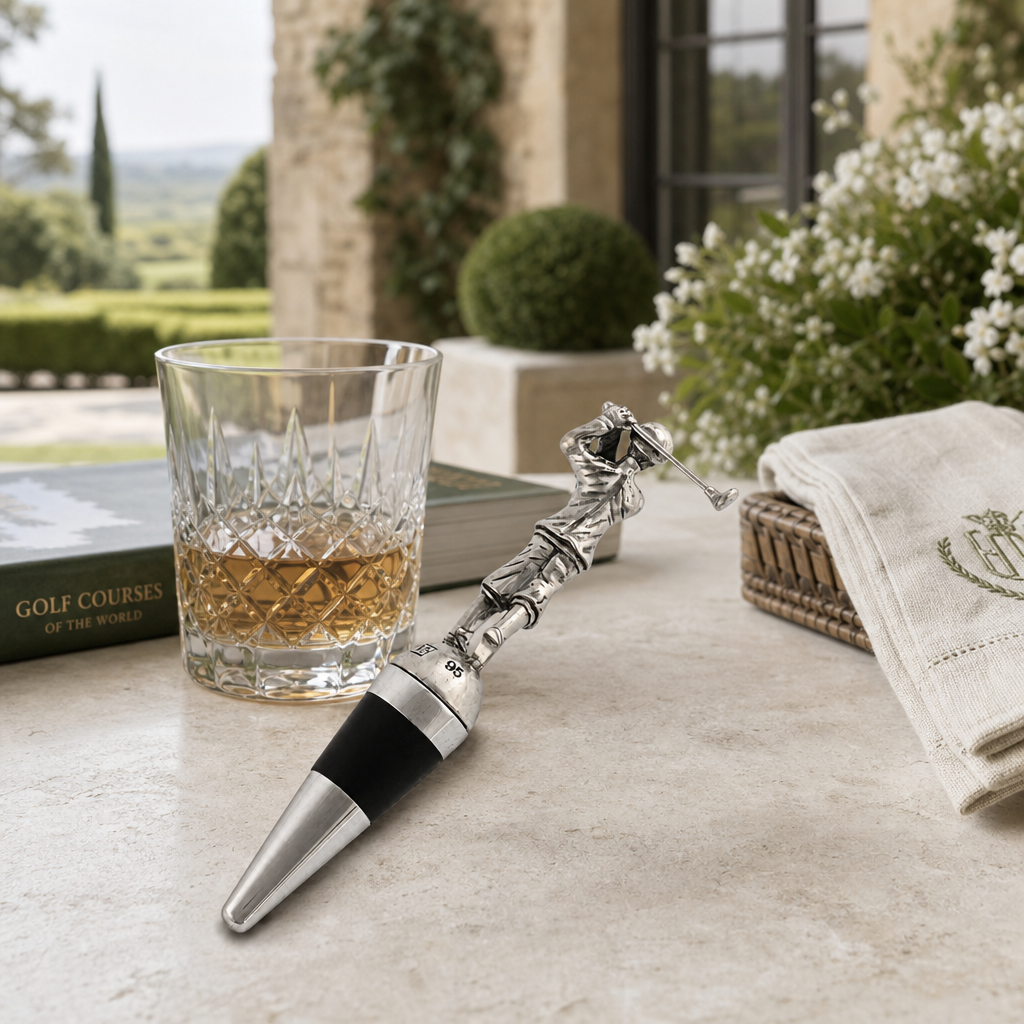 Golfer Bottle Stopper 9