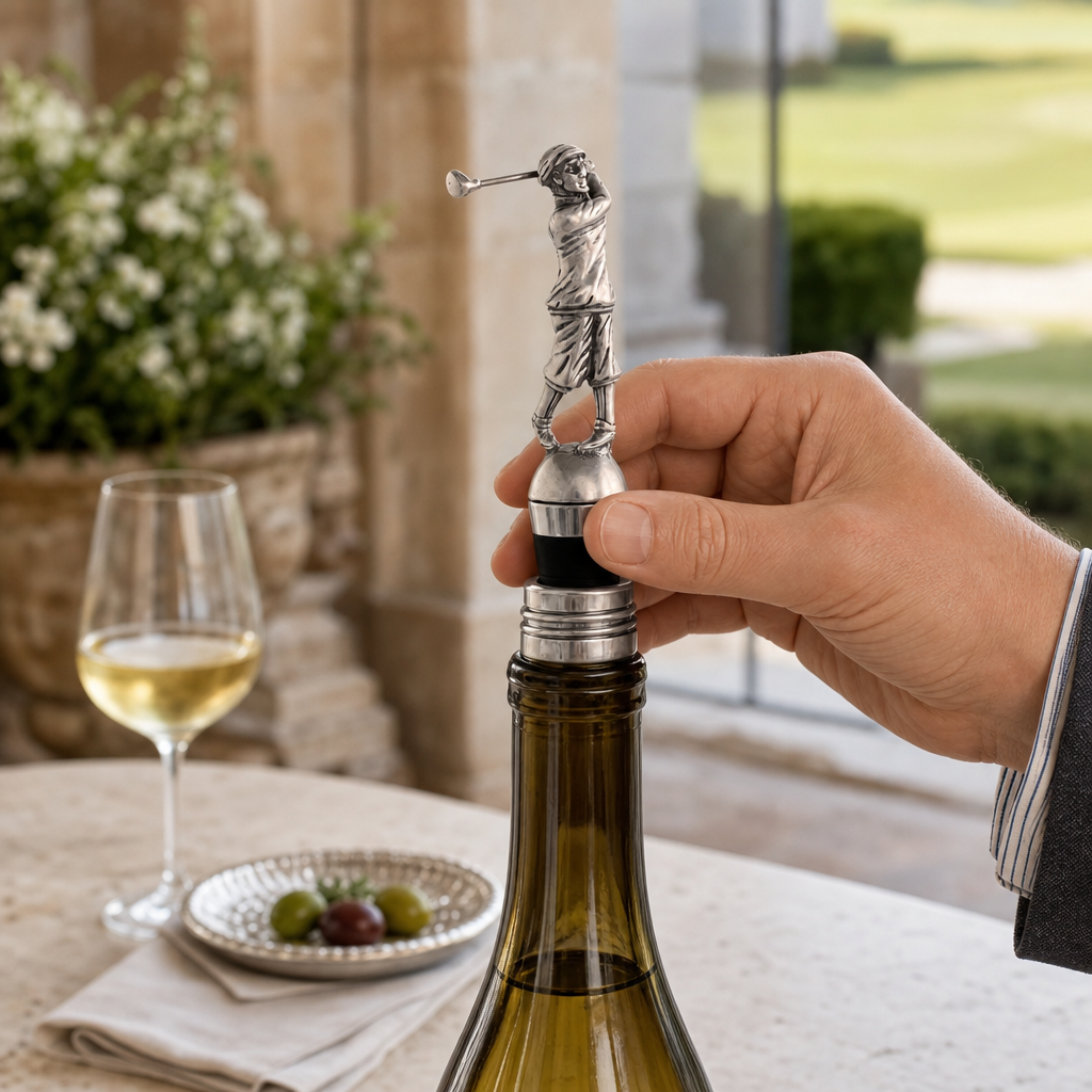 Golfer Bottle Stopper 4