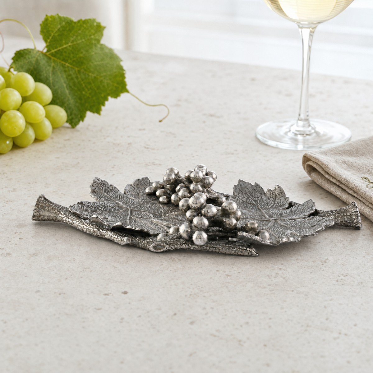 Vineyard Pewter Tray 4