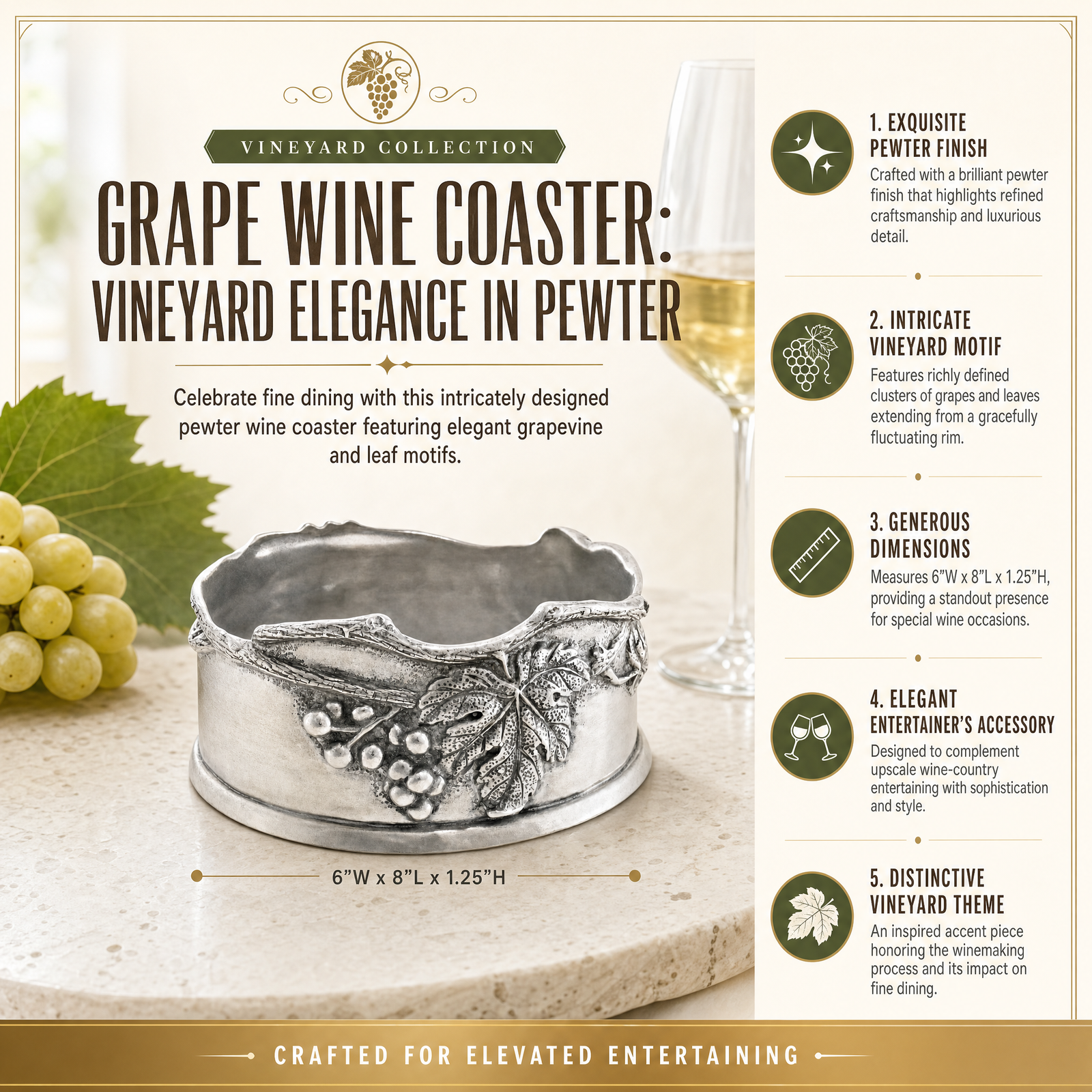 Grape Wine Coaster 11