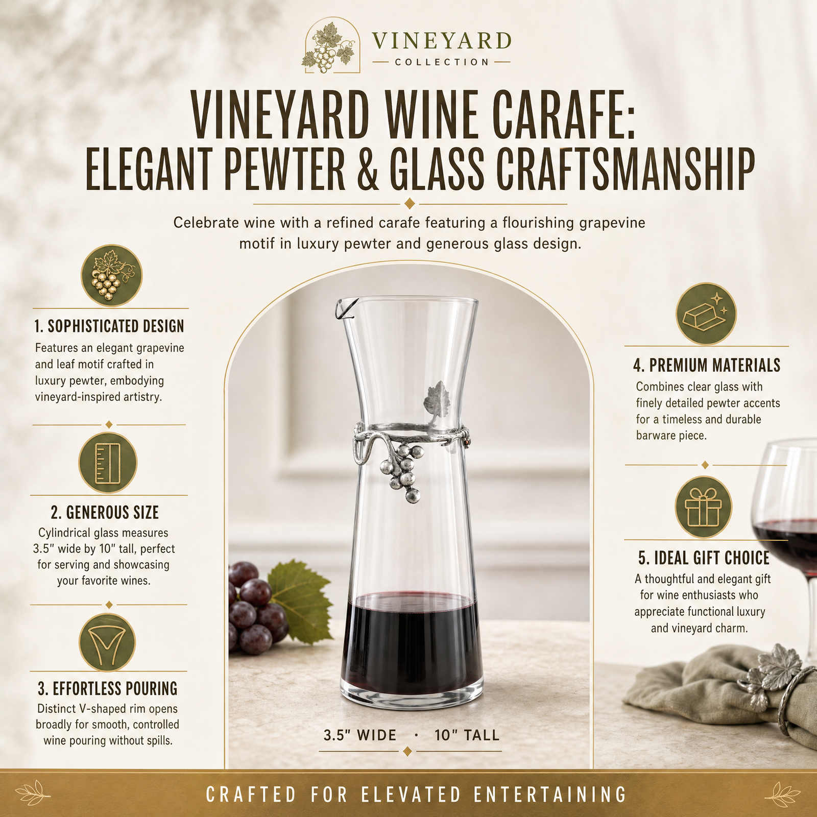 Vineyard Wine Carafe 1