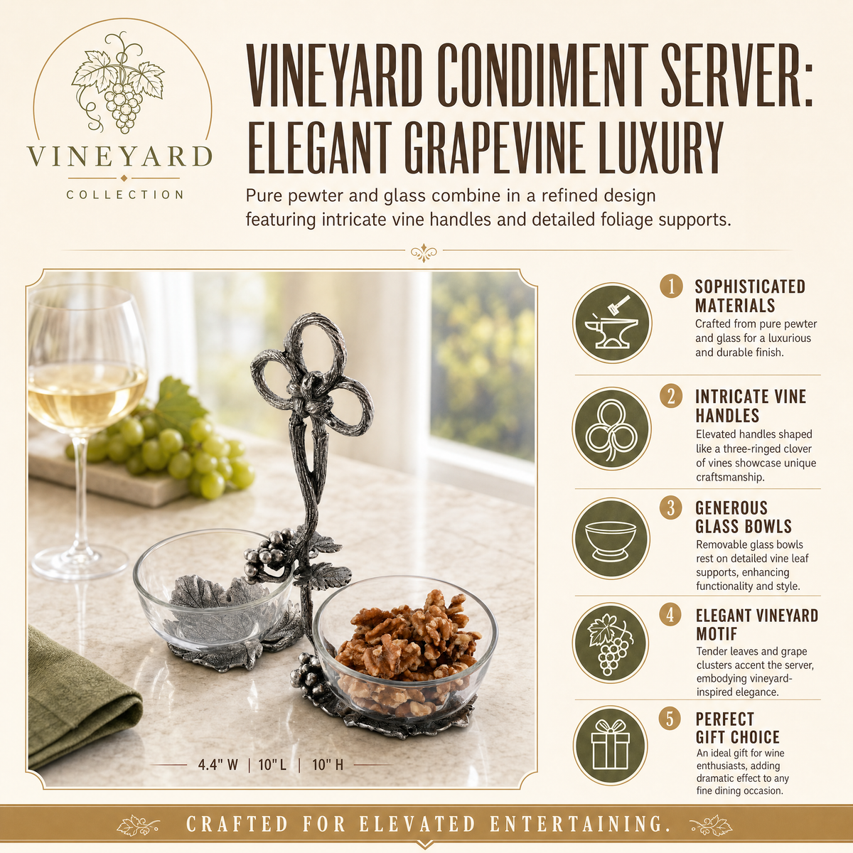 Vineyard Condiment Server 11