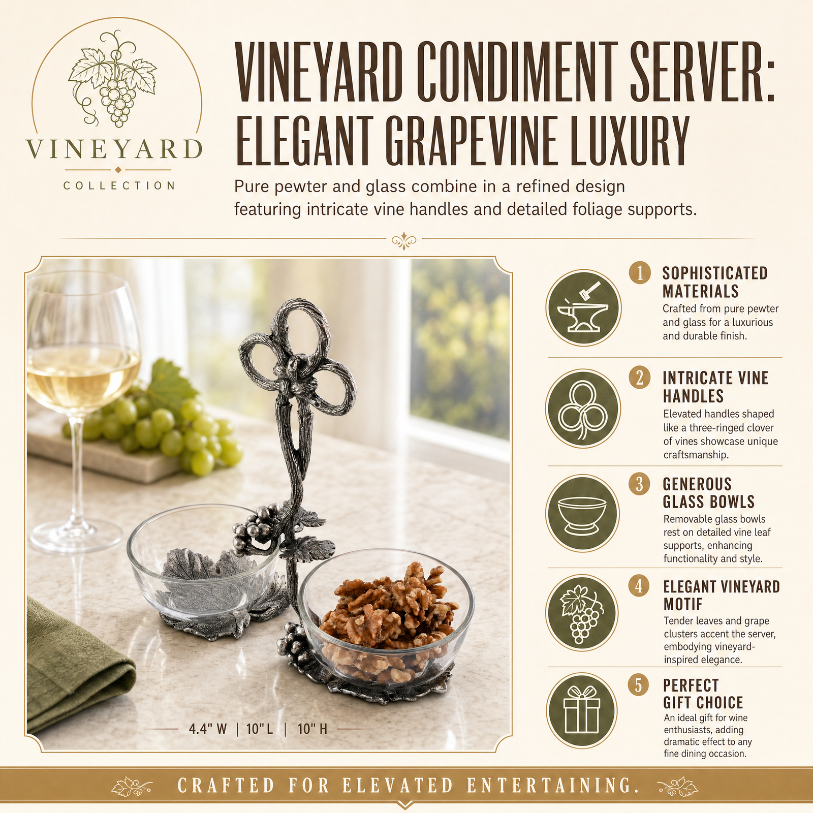 Vineyard Condiment Server 11