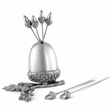 Pewter Acorn Cheese Pick Set