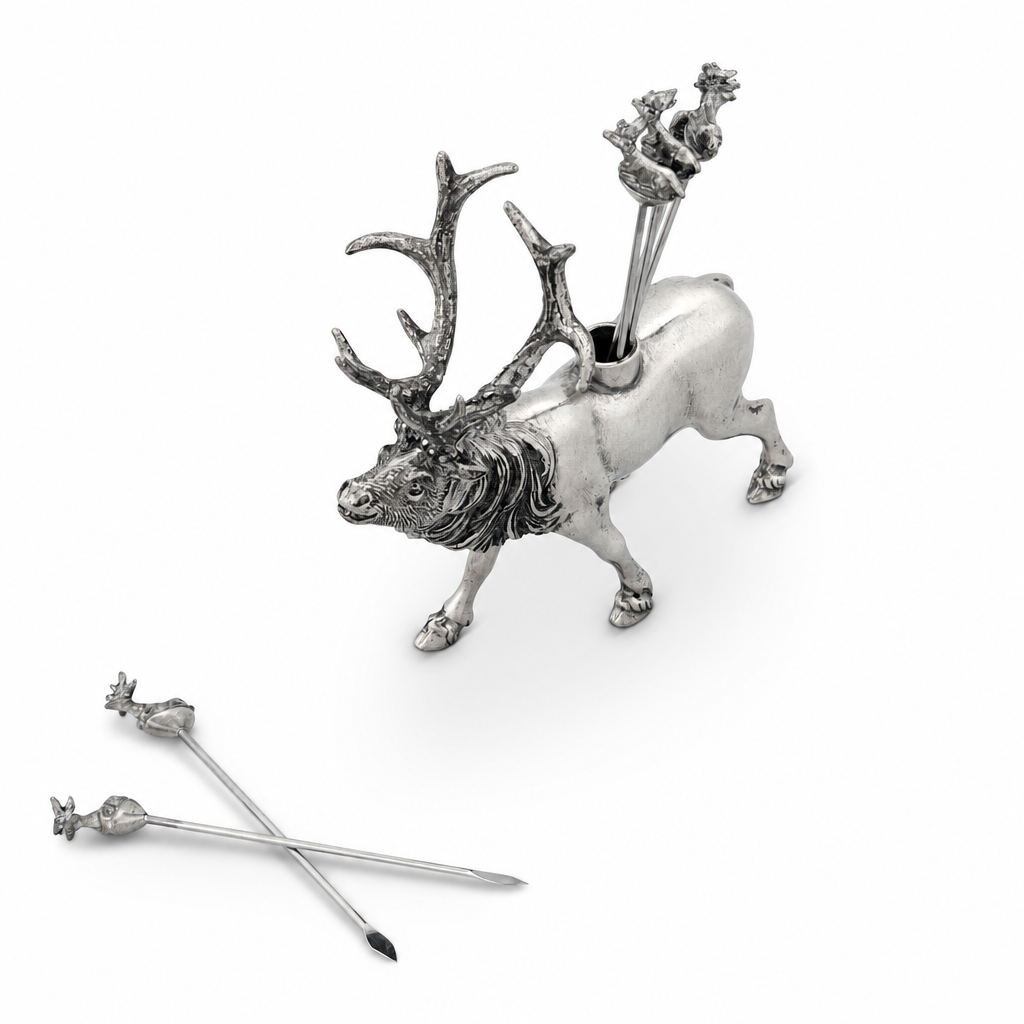 Elk Pewter Cheese Pick Set 1