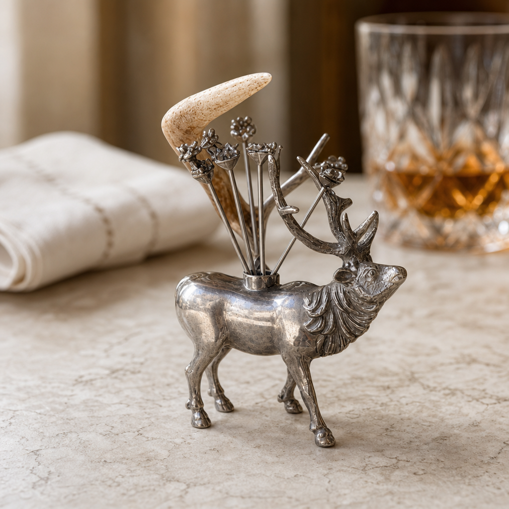 Elk Pewter Cheese Pick Set 5