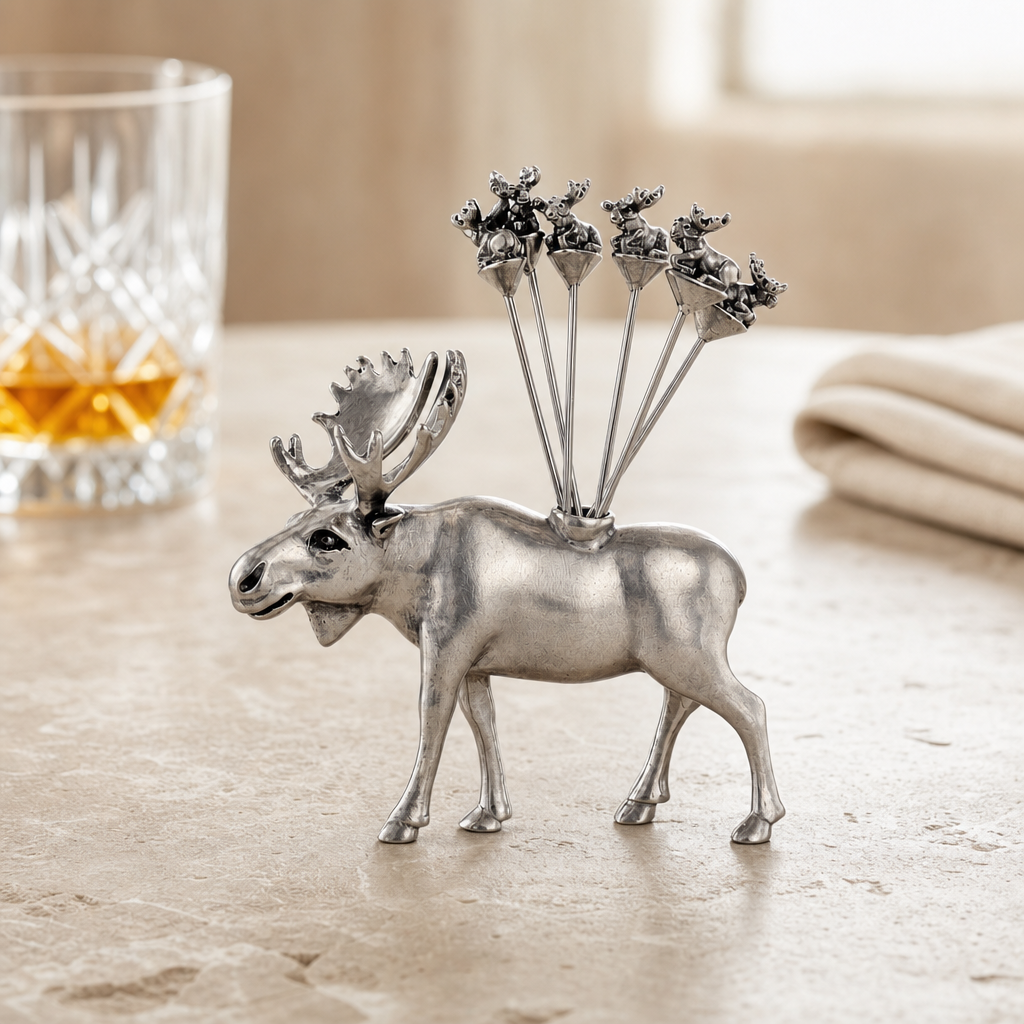 Moose Cheese Pick Set 3