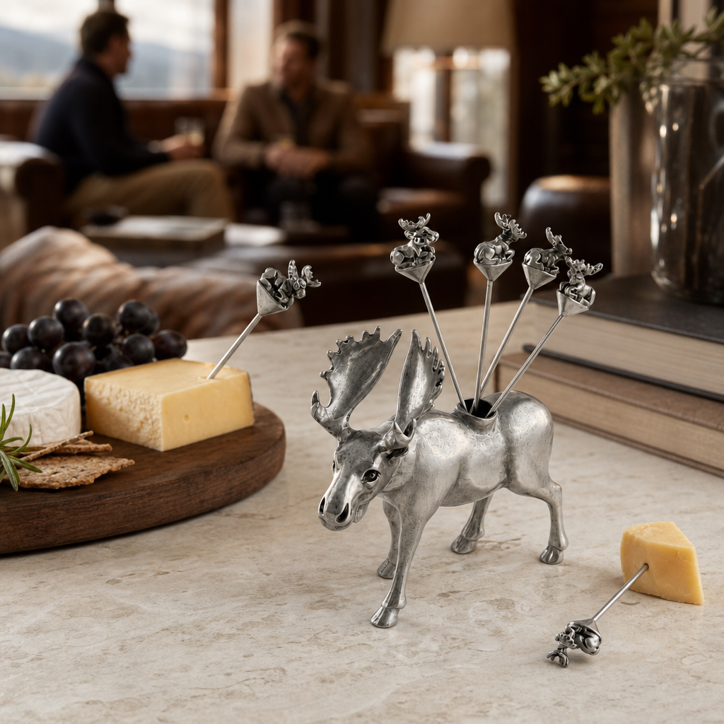 Moose Cheese Pick Set 7