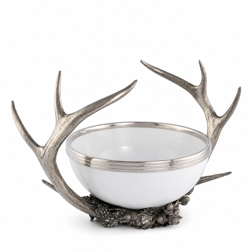 Pewter Antler Bowl 1