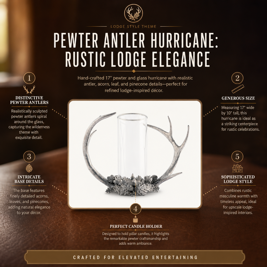 Pewter Antler Hurricane 11