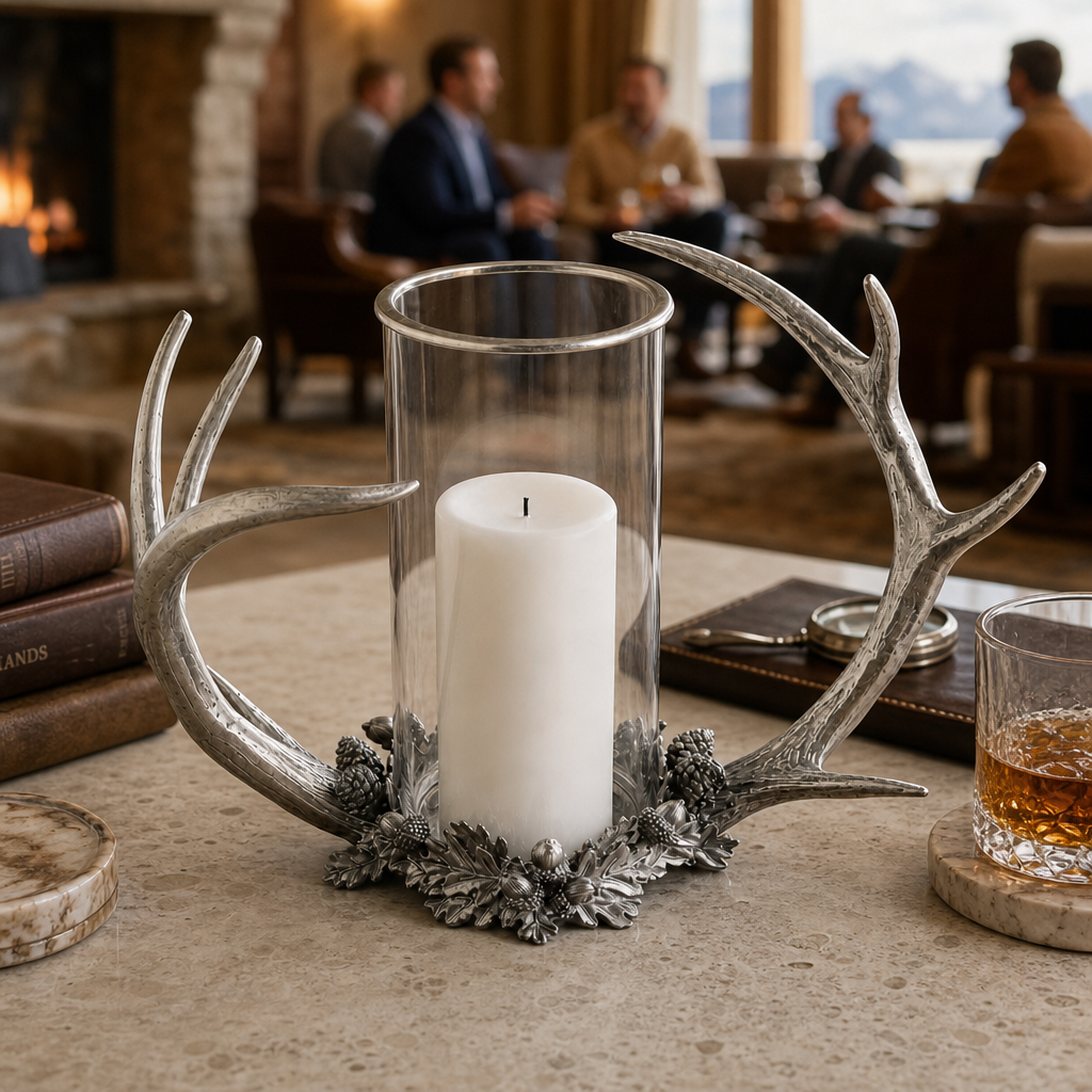 Pewter Antler Hurricane 7