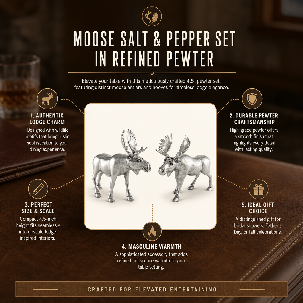 Moose Salt & Pepper Set 11