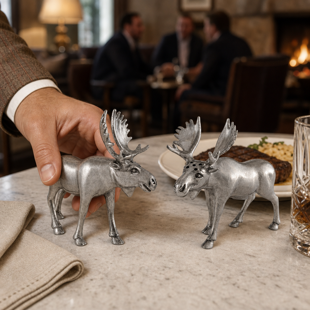 Moose Salt & Pepper Set 6